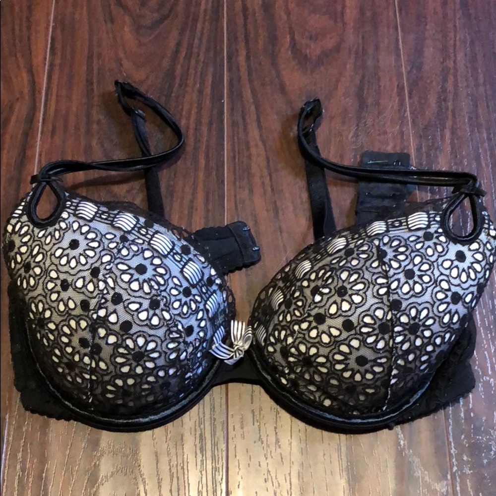 Black and white Victoria secret bra